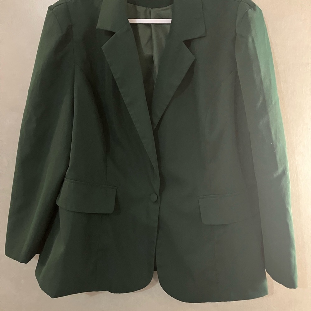 Classic Green Shein Women's Blazer size 2x